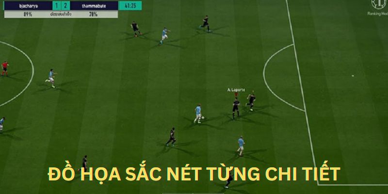 Đồ họa sắc nét từng chi tiết là điểm hấp dẫn của FIFA Online 4