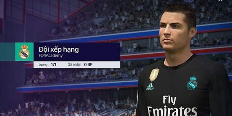 Cơ chế xếp hạng là Gameplay rất hấp dẫn trong FIFA Online 4